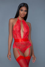 Load image into Gallery viewer, 2016 Ophelia Bodysuit Red