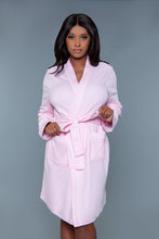 Load image into Gallery viewer, 2258 Waffle Robe Light Pink