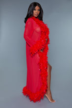 Load image into Gallery viewer, BW834R Glamour Robe Red