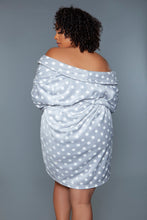 Load image into Gallery viewer, 2259 Kaylee Robe Grey White