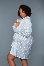 Load image into Gallery viewer, 2259 Kaylee Robe Grey White