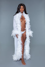 Load image into Gallery viewer, BW834W Glamour Robe White