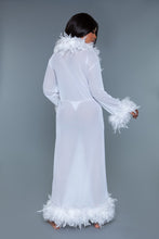 Load image into Gallery viewer, BW834W Glamour Robe White