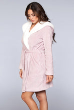 Load image into Gallery viewer, 1817 Janet Plush Fleece Color Block Robe