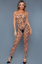 Load image into Gallery viewer, 2154 Luscious Leopard Bodystocking