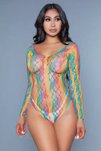 Load image into Gallery viewer, 1996 Let Me Love You Bodysuit Rainbow