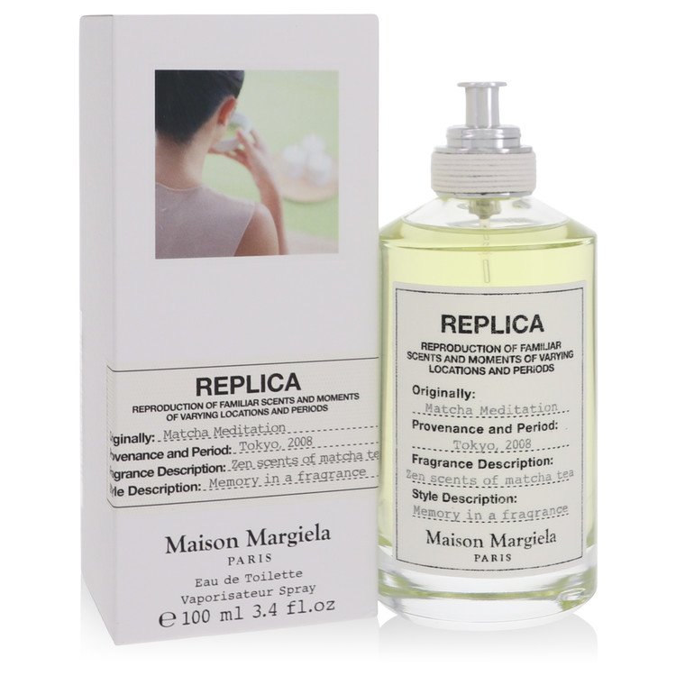 Replica Matcha Meditation by Maison Margiela Eau De Toilette Spray 3.4 oz for Men - Black Olive