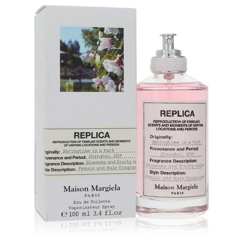 Replica Springtime In A Park by Maison Margiela Eau De Toilette Spray (Unisex) 3.4 oz for Women - Black Olive