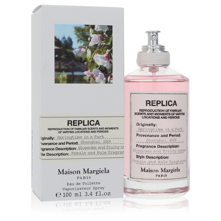 Replica Springtime In A Park by Maison Margiela Eau De Toilette Spray (Unisex) 3.4 oz for Women - Black Olive