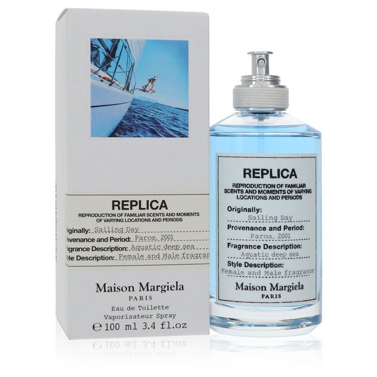 Replica Sailing Day by Maison Margiela Eau De Toilette Spray (Unisex) 3.4 oz for Men - Black Olive