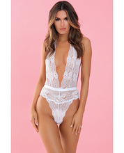 Load image into Gallery viewer, Rene Rofe Plunge In Teddy White M/l