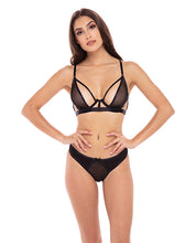 Load image into Gallery viewer, New In Town Bra &amp; Panty - Black Olive