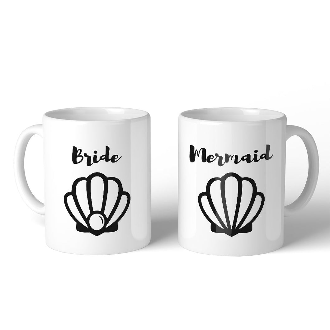 Bride Mermaid Coffee Mugs 11 Oz - Black Olive