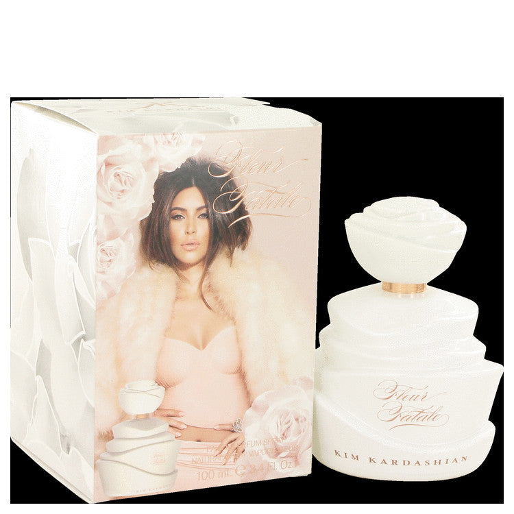 Fleur Fatale by Kim Kardashian Eau De Parfum Spray 3.4 oz for Women - Black Olive