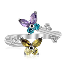 Load image into Gallery viewer, Butterfly Toe Ring - Black Olive